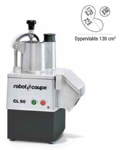 Robot Coupe Groentesnijder CL50 Gourmet 400V, Snelheid 375 tpm