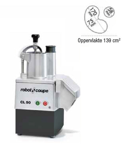 Robot Coupe Groentesnijder CL50 Gourmet 400V, Snelheid 375 tpm